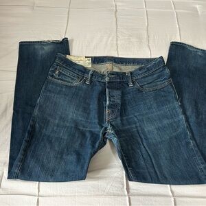 Abercrombie & Fitch Indigo Low Rise Slim Straight Jeans. Men’s Size 32x30